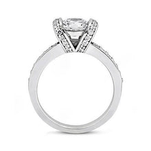 Women Real Natural Earth Mined Diamond Engagement Ring White Gold 14K 1.41 Ct. New