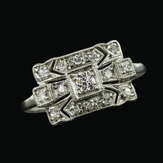 natural round diamond 1.75ct ring front view