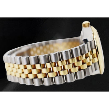 Women's Rolex Date-just Champagne Stick Dial 31mm Watch