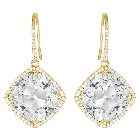 Sparkling Fine Diamond Drop Earrings 11.50 ct – main view