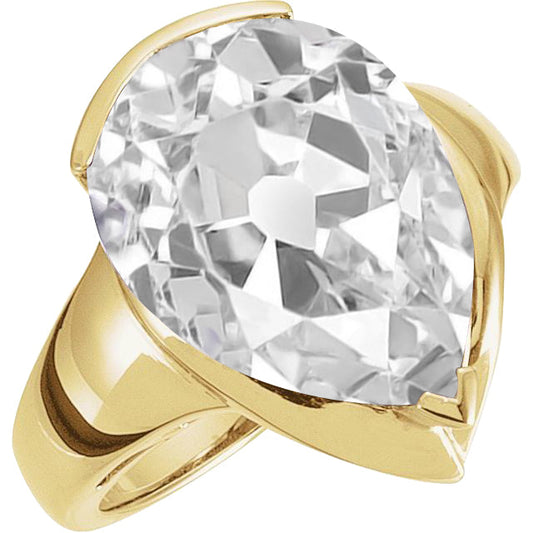 Radiant Solitaire Engagement Ring 5 ct – main view