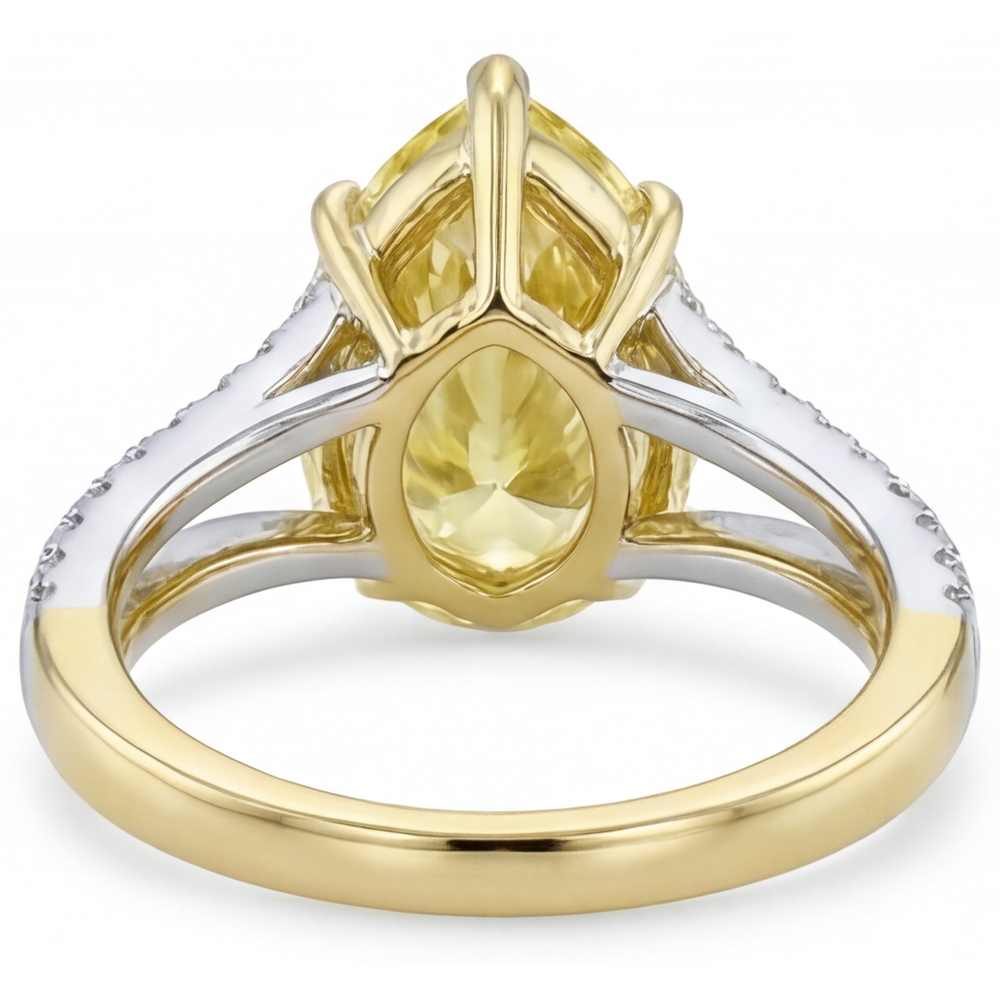 High-End Statement Ring 1.75 ct – profile view