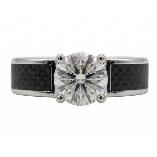 Natural Diamond Mens Ring – main view