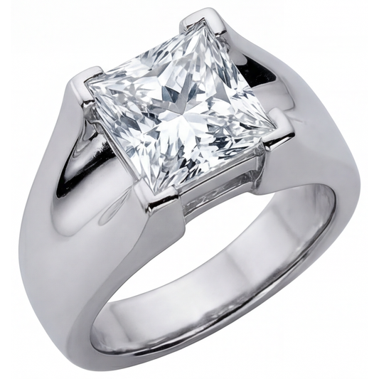High-End Men's Ring 3 ct – main view