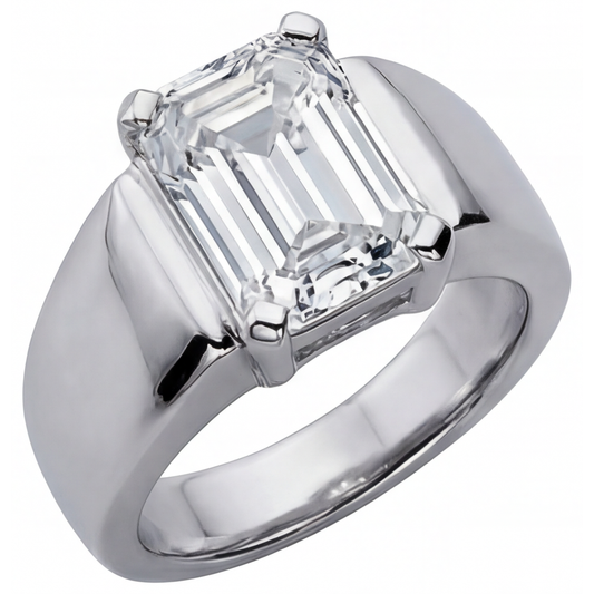 Radiant Men's Ring 4 ct – main view