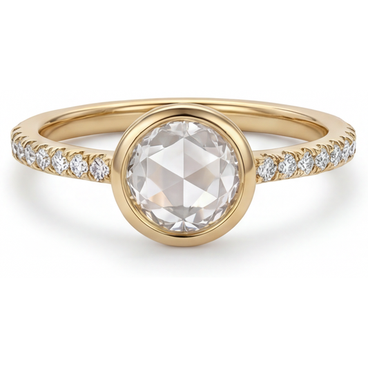 Fine Diamond Solitaire Engagement Ring 1.50-ct 14K Yellow Gold – main view