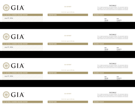 GIA Certificate