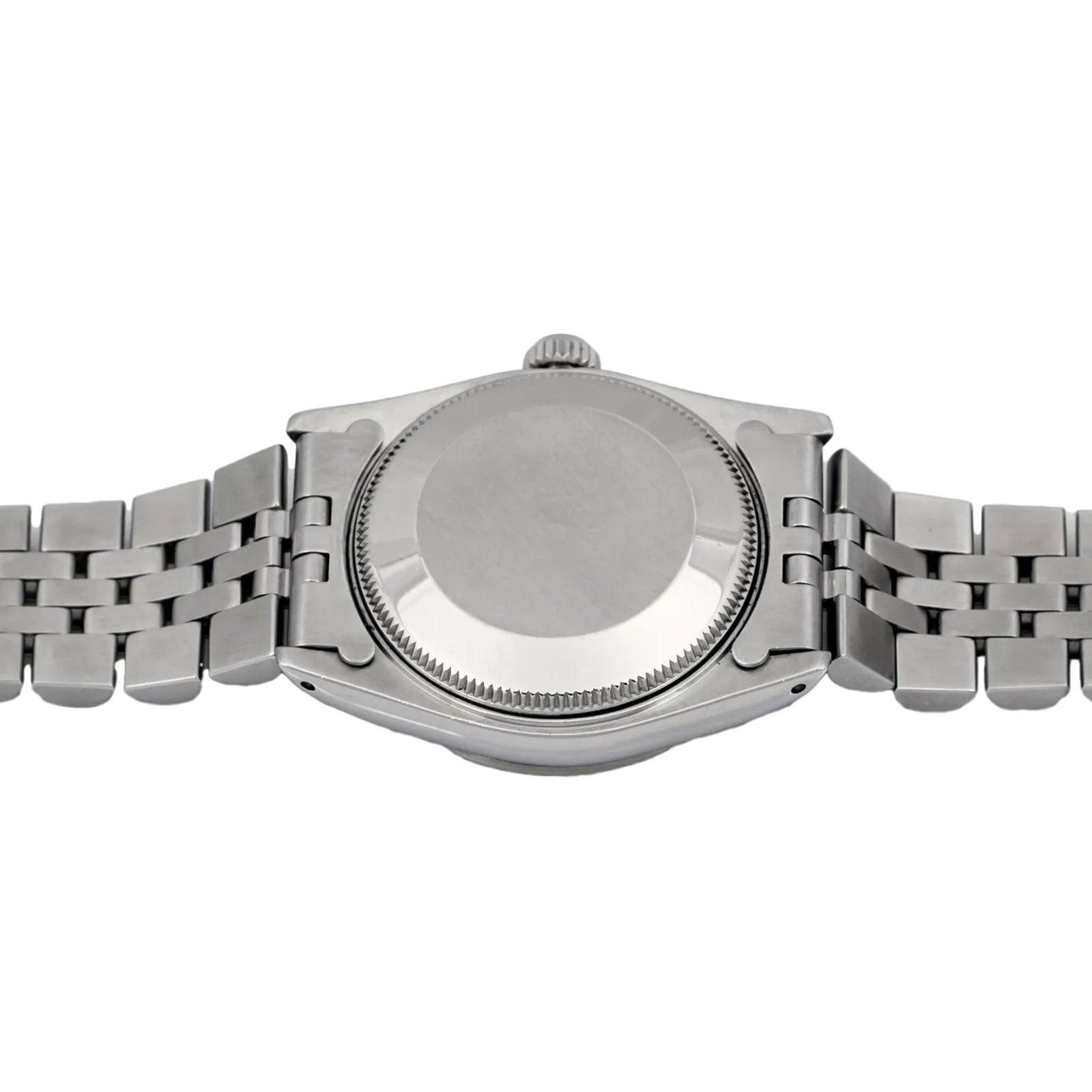 Jubilee Bracelet Custom Diamond Bezel Midsize Dj Rolex Watch Ss