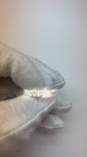Real Oval Natural Earth Mined Diamond Eternity Band Gold 14K Ladies Jewellery 4 Ct.