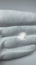 4 Ct Big Round Old Mine Cut Natural Earth Mined Diamond Wedding Ring White Gold 14K