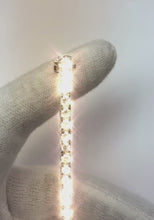 8 Ct Round Brilliant Natural Earth Mined Diamond Tennis Bracelet Solid Gold 14K