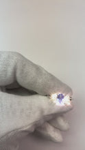 Radiant Natural Earth Mined Diamond Jewellery Emerald Blue Sapphire 3 Stone Ring 3 Carats