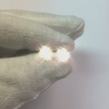 White Gold 1.50 Carats Natural Earth Mined Diamond Studs