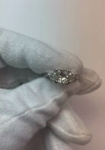 Princess And Trilliant Cut 1.61 Carat Three Stone Natural Earth Mined Diamond Ring New