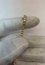 Small Round Cut 3.50 Carats Natural Earth Mined Diamonds Tennis Bracelet Gold Yellow 14K