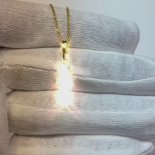 Round White Natural Earth Mined Diamond Journey Necklace Pendant 1.9 Carat White Gold 14K