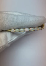Opal Bangle 5.25 Carats Yellow Gold Women Jewellery New