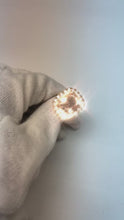 14K Rose Gold Morganite And Real Natural Earth Mined Diamond 10.25 Ct Ring New