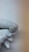 Gorgeous Heart And Round Cut 2 Ct Genuine Natural Earth Mined Diamond Halo Ring White Gold 14K