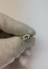 Round Natural Earth Mined Diamond 3.52 Ct. Solitaire Ring Two Tone Jewellery