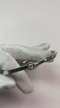 0.50 Carats Round Solitaire Genuine Natural Earth Mined Diamond Bangle White Gold 14K