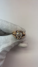 3 Carat Big Natural Earth Mined Diamond Solitaire Men Ring White Gold