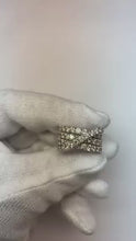 Fancy Ring Round Natural Earth Mined Diamonds Genuine 5.10 Carats Four Prong White Gold 14K