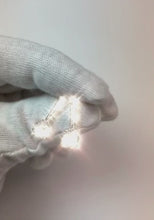 3 Carat Natural Earth Mined Diamond Drop Earring Pair