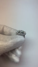 Genuine Round Three Stone Women Ring Sparkling Natural Earth Mined Diamond White Gold 3 Carats