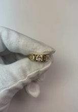 1.50 Ct Princess & Baguette Natural Earth Mined Diamond Engagement Ring Yellow Gold