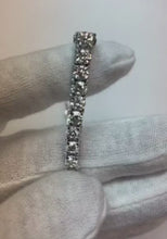 12.80 Carats Triple Ex Stones Large Natural Earth Mined Diamond Tennis Bracelet