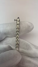 Brilliant 14 Carat Natural Earth Mined Diamond Tennis Bracelet