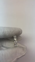Ladies Round Natural Earth Mined Diamond Eternity Wedding Band 4.80 Carats White Gold