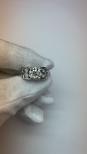 Art Nouveau Jewellery New Women’s Ring Old Cut Natural Earth Mined Diamond Leaf Style