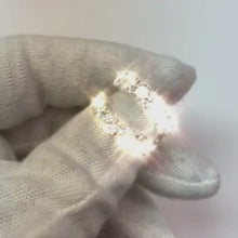 Anniversary Band 4 Carats Double Row Shank Setting White Gold 14K Natural Earth Mined Diamond