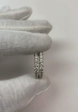 2.2 Ct Round Natural Earth Mined Diamond Hoop Earring White Gold Jewellery