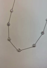 Delicate Natural Earth Mined Diamond Chain Necklace