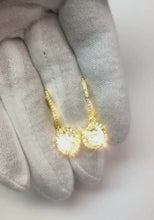 Drop Earrings Round Natural Earth Mined Diamond 4.50 Carats