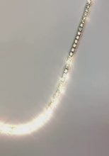 Casual Tennis Natural Earth Mined Diamond Chain Necklace