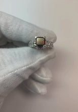 Women's Red Ruby Princess Ring