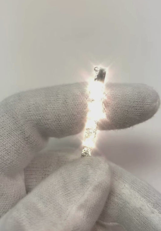 8 Carats Round Natural Earth Mined Diamond Women Bracelet White Gold