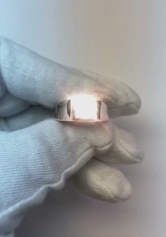 Men's Princess Cut Real Natural Earth Mined Diamond Ring