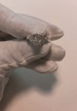 Oval Cut 3 Carat Natural Earth Mined Diamond Three Stone Jewellery Ring White Gold 14K