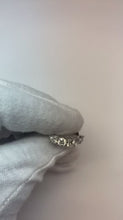 Five Stone Real Natural Earth Mined Diamond Half Eternity Band 1 Carat 14K White Gold