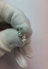 1 Carat Pear Cut Diamond Natural Women  14K White Gold