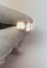 Toi et Moi Pear & Round Natural Earth Mined Diamond Ring 4 Carat Two Tone Gold 14K Jewellery