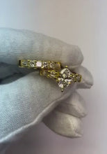 Marquise Cut Natural Earth Mined Diamond Engagement Set 2.75 Carats Ring