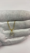 1.50 Carat Real Pear Natural Earth Mined Diamond Jewellery Pendant Necklace Gold