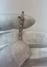 White Gold 14K Sparkling Natural Earth Mined Diamond Tennis Bracelet 7.20 Carats