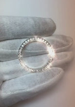 Mid Size Midsize Custom Natural Earth Mined Diamond Bezel To Fit Rolex Datejust 31 Mm 2 Ct